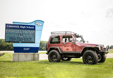  EFE Automotive Technology Students' Modified Jeep Wrangler